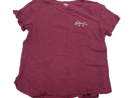 RED OLD NAVY TOP SS, Size L Hot on Sale