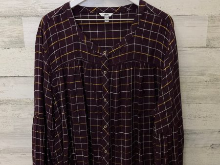 Top Long Sleeve By Sonoma  Size: 3x Online Sale