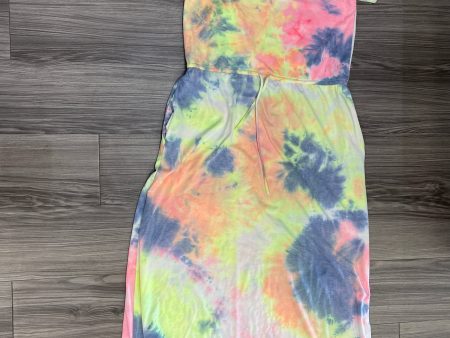 Tie Dye Print Dress Casual Maxi 7th Ray, Size L For Sale