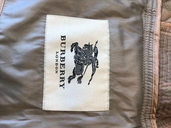 Tan Jacket Luxury Designer Burberry, Size S For Sale