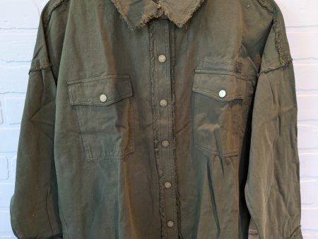 Green Jacket Shirt La Miel, Size M For Sale