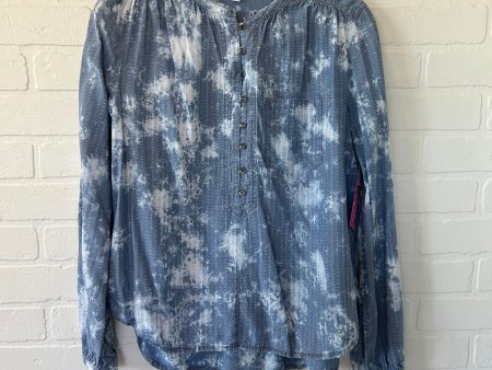 Blue & White Top Long Sleeve William Rast, Size Xs Discount