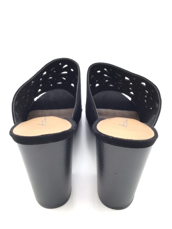 Black Shoes Heels Block American Eagle Shoes, Size 12 Online Sale