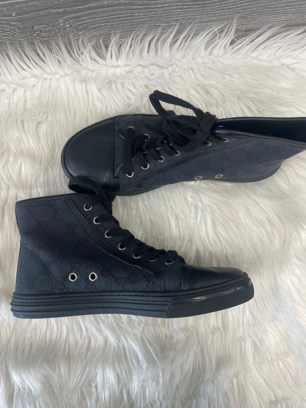 Black Shoes Luxury Designer Gucci, Size 6.5 Online Sale