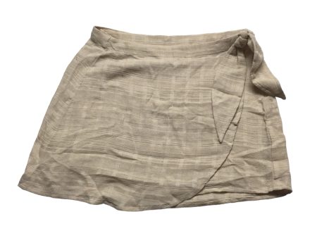 Tan Skirt Mini & Short Madewell, Size S Discount