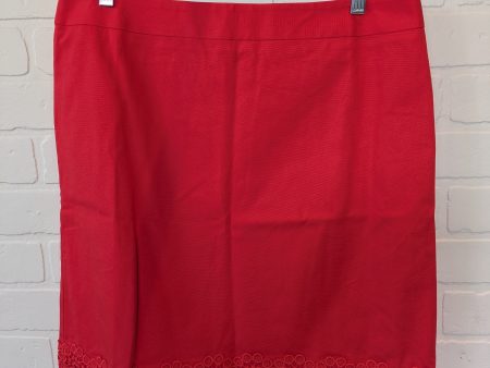 Red Skirt Mini & Short Talbots, Size 10petite Online Sale