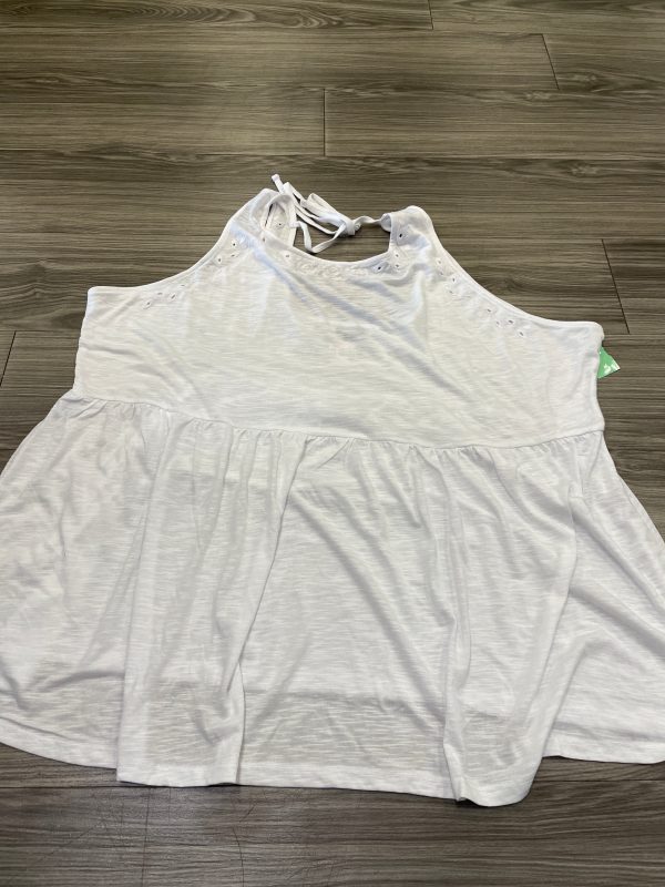 White Tank Top Torrid, Size 6 For Discount