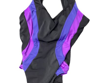 Purple Swimsuit Lands End, Size L Online now