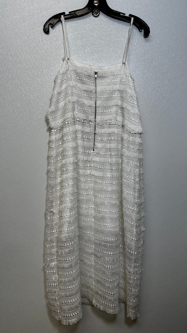 White Dress Casual Midi Ali And Jay, Size Xl For Cheap