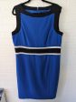 Blue & White Dress Work Nine West Apparel, Size 1x Online now