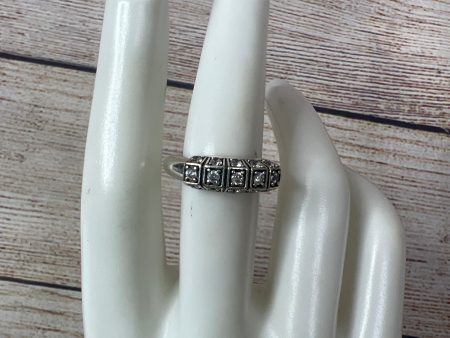 Ring Sterling Silver Cmb, Size 7 Sale