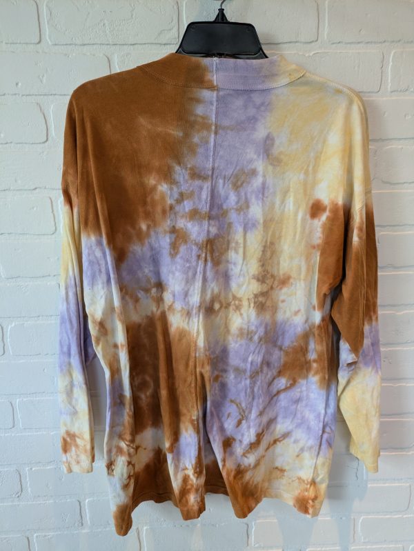 Tie Dye Print Top Long Sleeve We The Free, Size S For Cheap