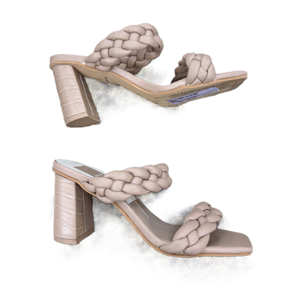 Tan Sandals Heels Block By Dolce Vita, Size: 6 Online