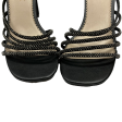 Black & Silver Sandals Heels Block By Zigi Soho, Size: 9 Supply