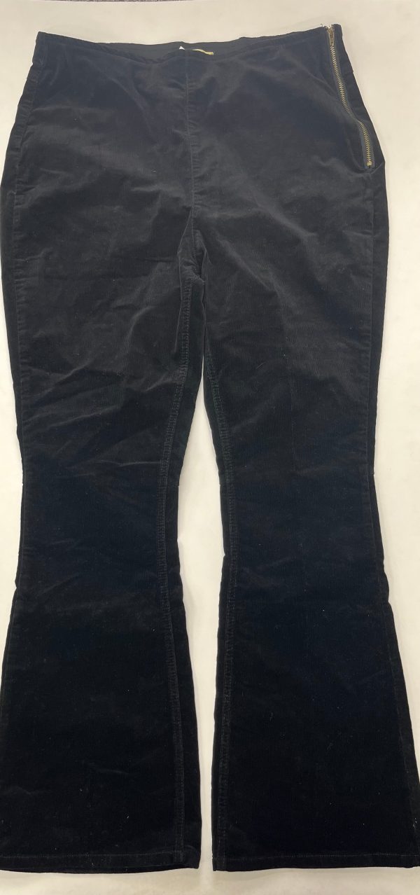 Black Pants Corduroy Suzanne Betro, Size 16 Discount