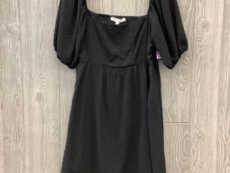 Black Dress Casual Midi Lola, Size L on Sale