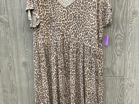 Animal Print Dress Casual Midi Maurices, Size 2x Online Sale