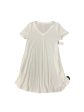 White Dress Casual Short Zenana Outfitters, Size S on Sale