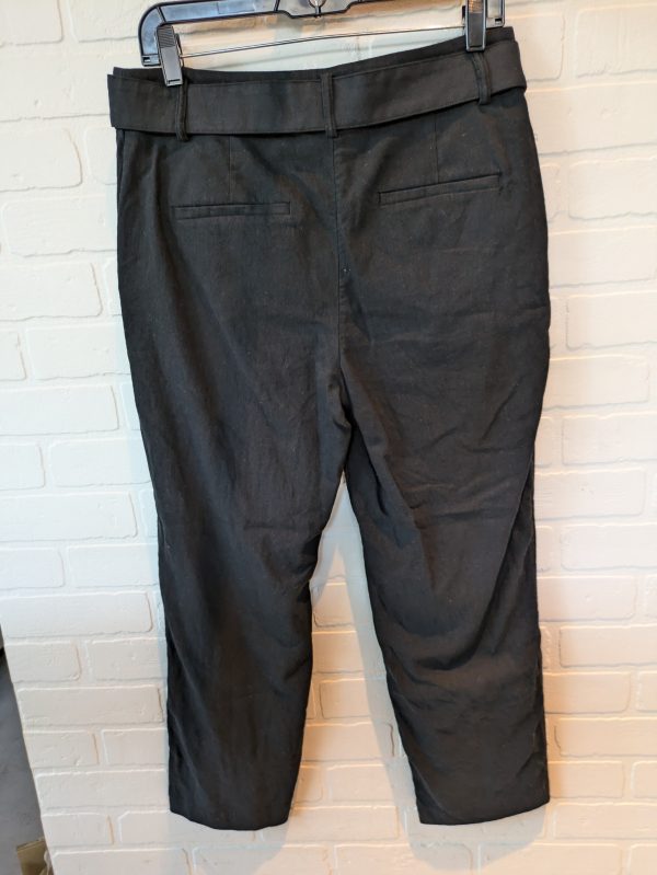 Black Pants Linen Loft, Size 6 on Sale