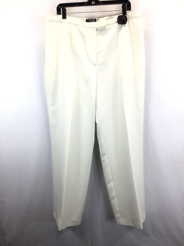 White Pants Dress Kasper, Size 18 Online Hot Sale