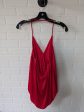 Red Top Sleeveless Naked Zebra, Size L Online Sale