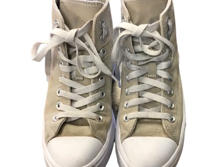 Beige Shoes Sneakers Platform Converse, Size 6 For Sale