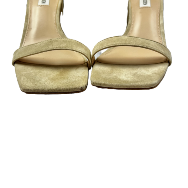 Beige Sandals Heels Block By Steve Madden, Size: 9 Discount