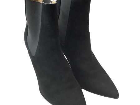 Black Boots Ankle Heels Cmc, Size 8 Online now