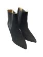 Black Boots Ankle Heels Cmc, Size 8 Online now