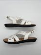 White Sandals Flats Easy Street, Size 10 Hot on Sale