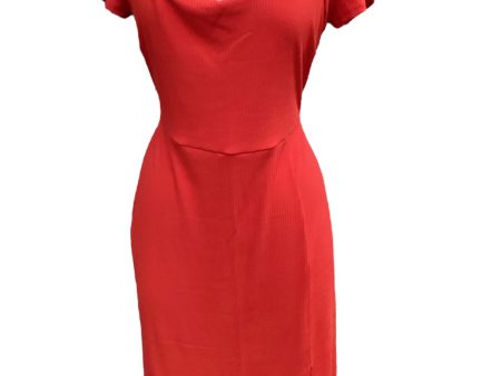 Red Dress Casual Midi Clothes Mentor, Size Xl Fashion