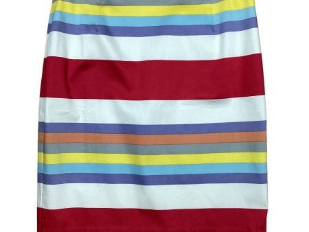 Striped Pattern Skirt Mini & Short Boden, Size 10 Online now