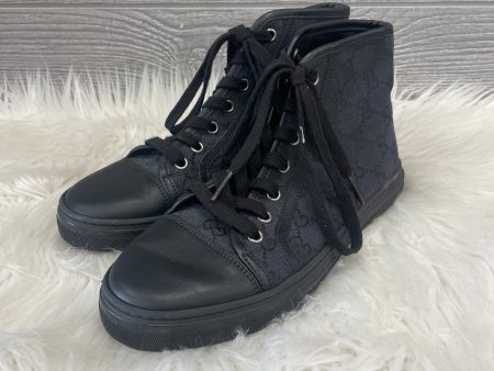 Black Shoes Luxury Designer Gucci, Size 6.5 Online Sale