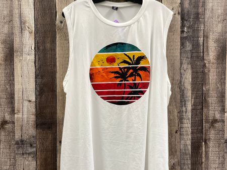 White Top Sleeveless Shein, Size 3x Fashion