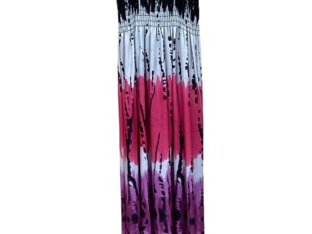 Tie Dye Print Dress Casual Maxi Clothes Mentor, Size M Online now