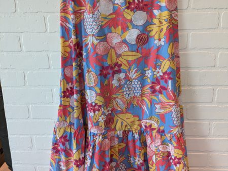 Blue & Pink Skirt Maxi Talbots, Size 8 on Sale