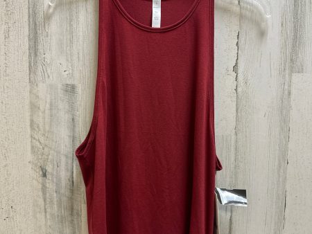 Red Athletic Tank Top Clothes Mentor, Size M Online now