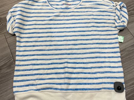 Striped Pattern Top Short Sleeve Style And Company, Size M Hot on Sale