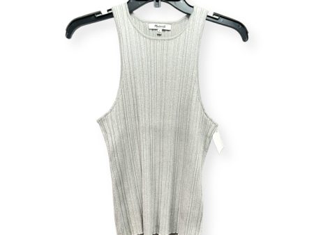 Silver Top Sleeveless Basic Madewell, Size L For Sale