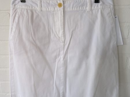 White Skirt Mini & Short Talbots, Size 10petite For Sale