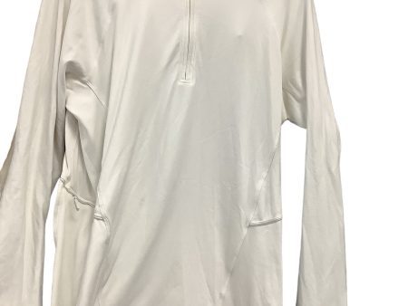 White Athletic Sweatshirt Hoodie Lululemon, Size 10 Online Sale