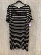 Striped Pattern Dress Casual Short Westport, Size 1x Supply