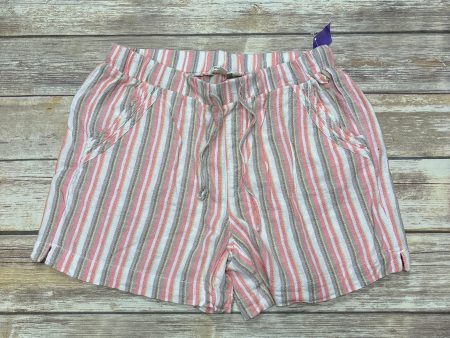 Striped Pattern Shorts Briggs, Size M Sale