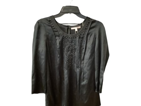 Black Top Long Sleeve Rebecca Taylor, Size 2 Online