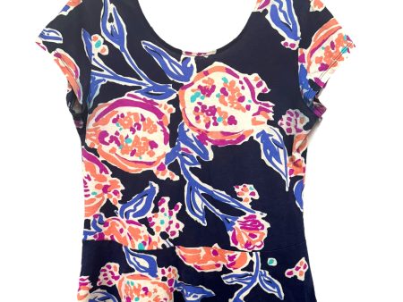 Alene Top Bright Navy Pom Poms Lilly Pulitzer, Size Xs Cheap