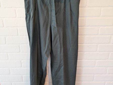 Grey Pants Linen Loft, Size 8 on Sale