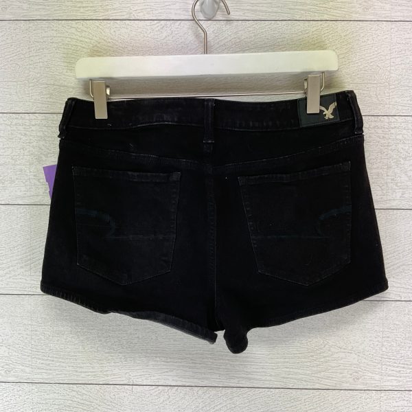 Black Denim Shorts American Eagle, Size 10 For Sale