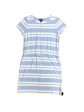 Blue & White Dress Casual Midi Lands End, Size M For Sale