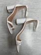 White Shoes Heels Block Inc, Size 9.5 Online Hot Sale