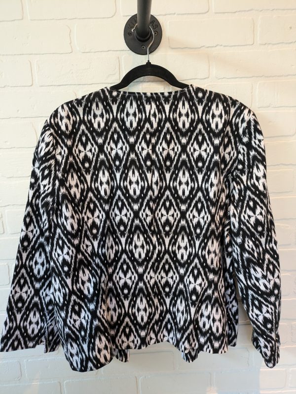 Black & White Blazer Chicos, Size Xl Online Hot Sale